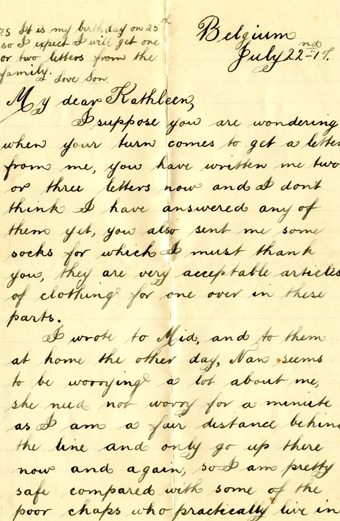letter from harold